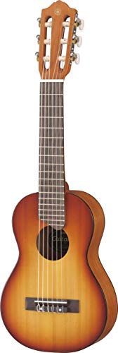 Yamaha GL-1 TBS Guitalele braun sunburst – Perfekter Hybrid aus Gitarre und Ukulele – Kleine 1/8 Reisegitarre aus Holz inkl. Gigbag