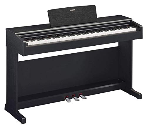 Yamaha Arius Digital Piano YDP-144B, schwarz – Elektronisches Klavier mit Hammermechanik, Konzertflügel-Klang & USB-to-Host-Anschluss – Kompatibel mit kostenloser App 'Smart Pianist'